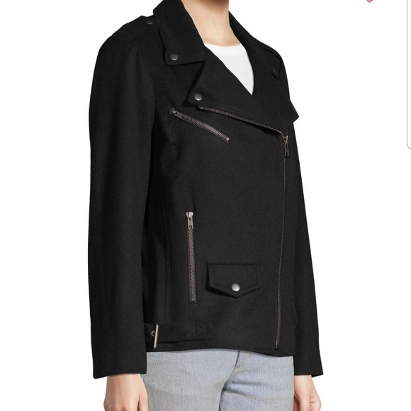 REBECCA MINKOFF DESIGNER BLACK MOTO JACKET NWT - Picture 5 of 6